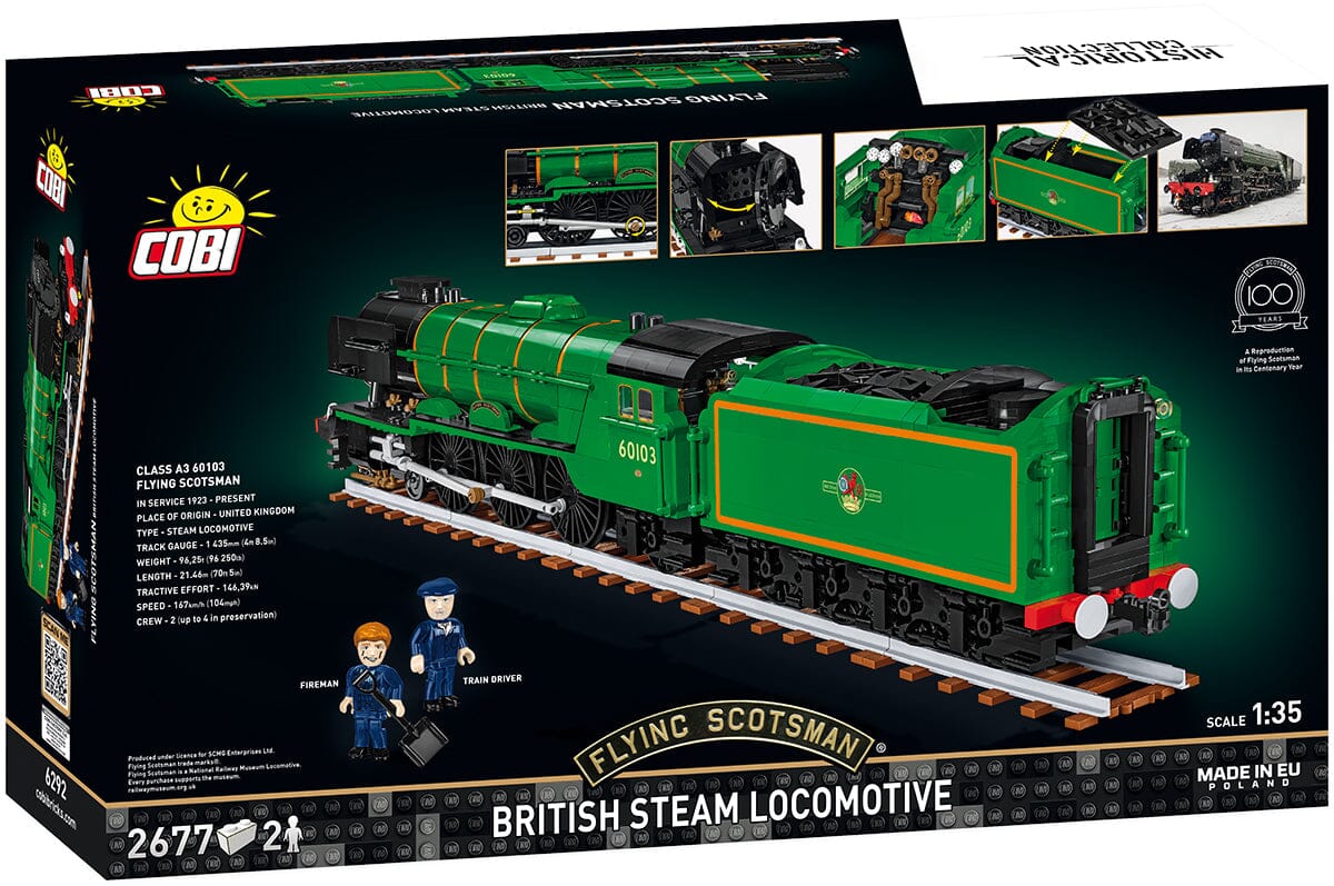 Flying Scotsman locomotive train brick model - COBI 6292 - 2677 bricks - Image 4