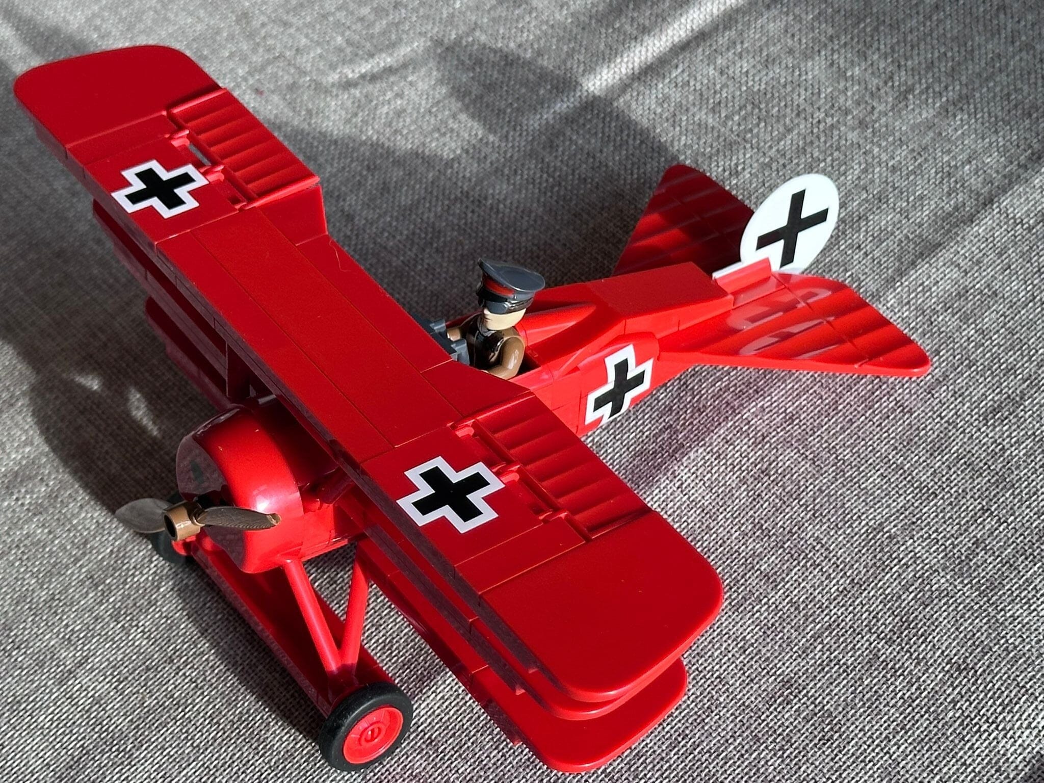 Fokker Dr. 1 ''Red Baron'' WWI brick plane model - COBI 2996 - 221 bricks - Image 4