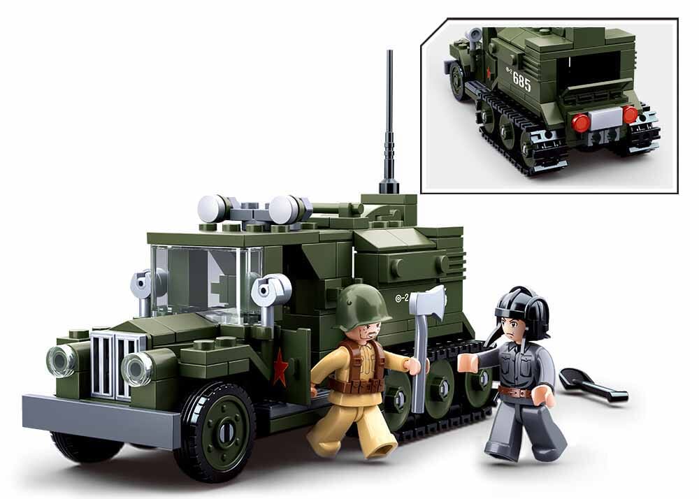 Gaz Half Track brick model - Sluban M38-B0685 - 243 bricks - Image 2