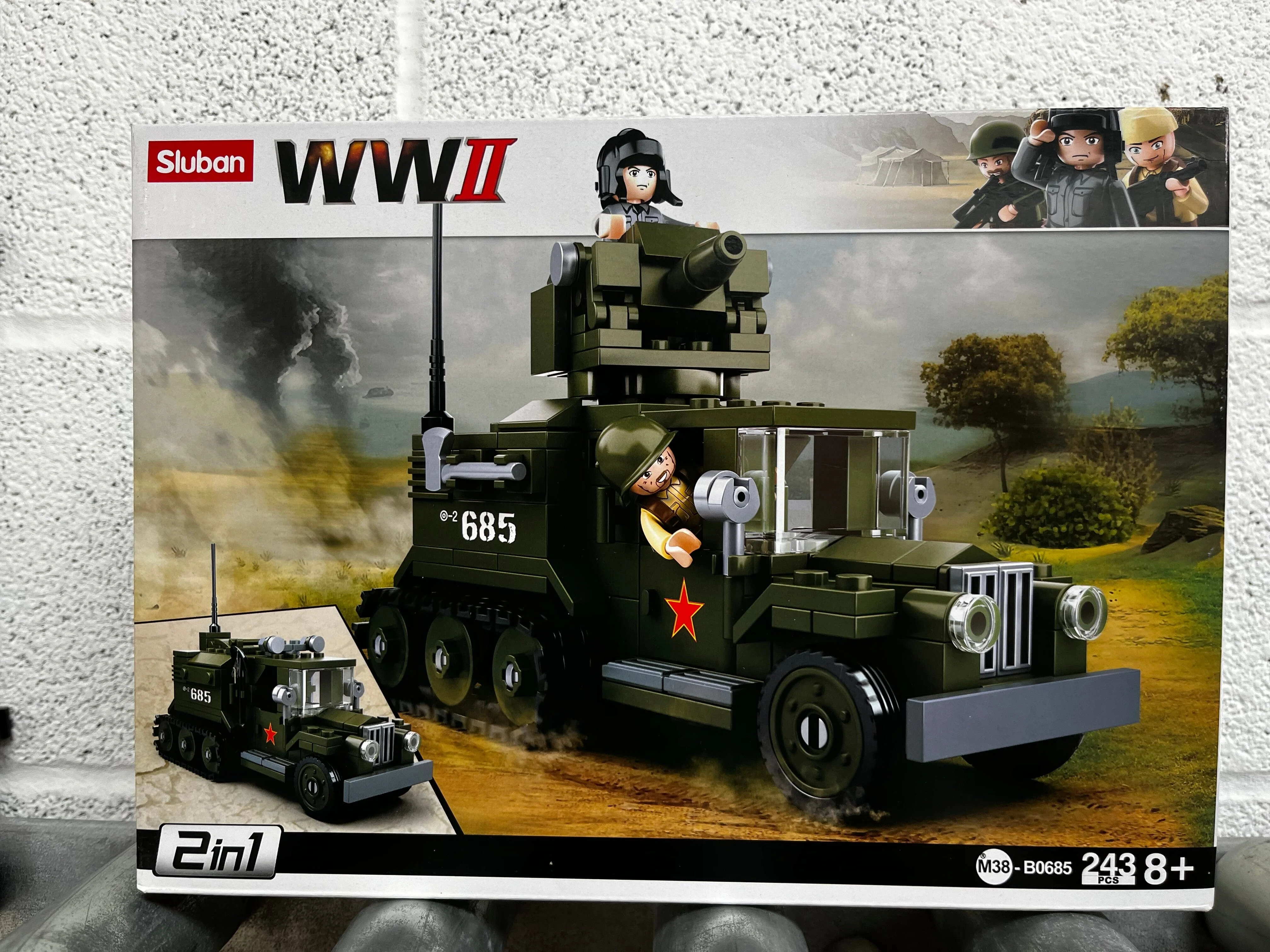 Gaz Half Track brick model - Sluban M38-B0685 - 243 bricks - Image 6