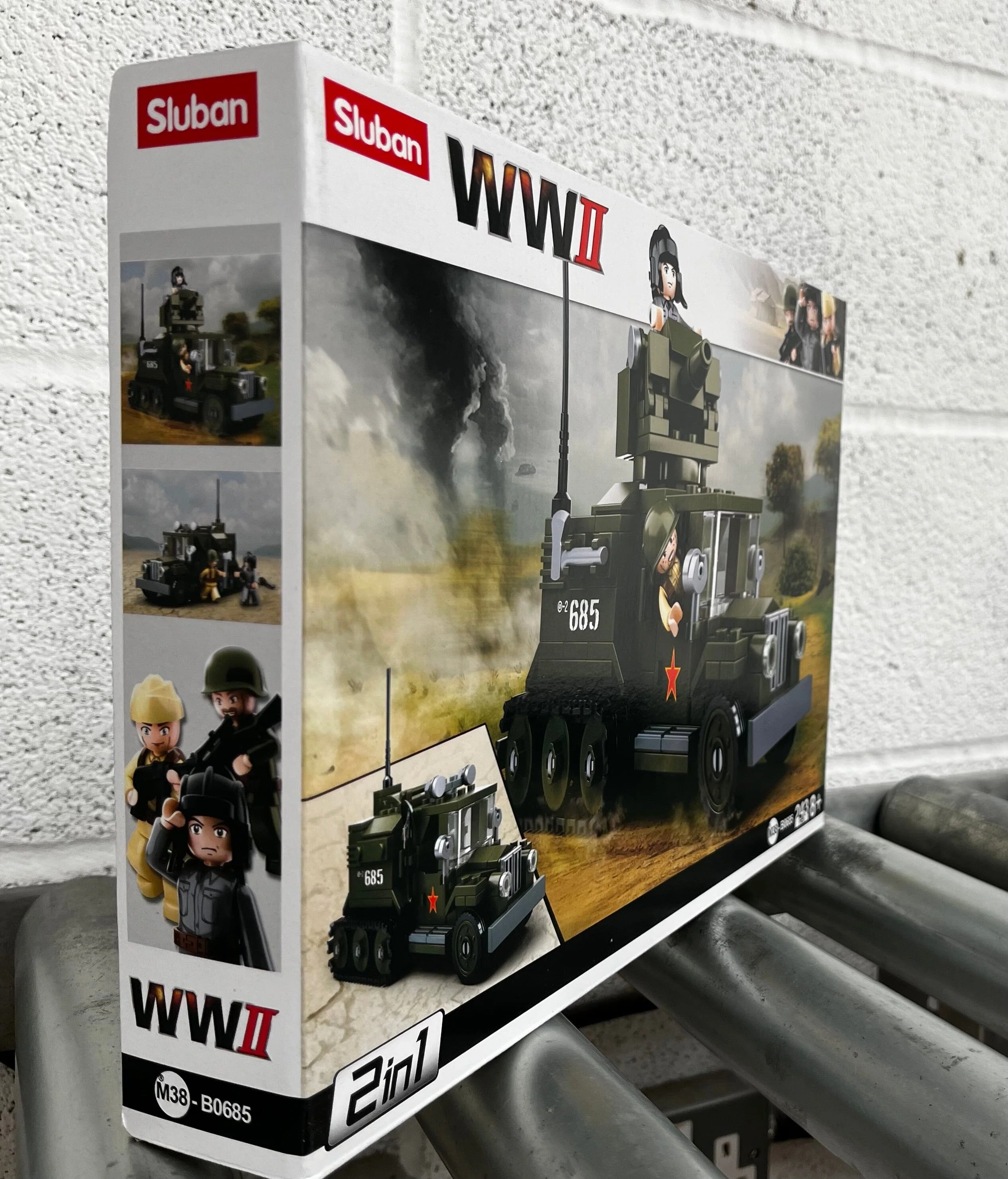 Gaz Half Track brick model - Sluban M38-B0685 - 243 bricks - Image 8