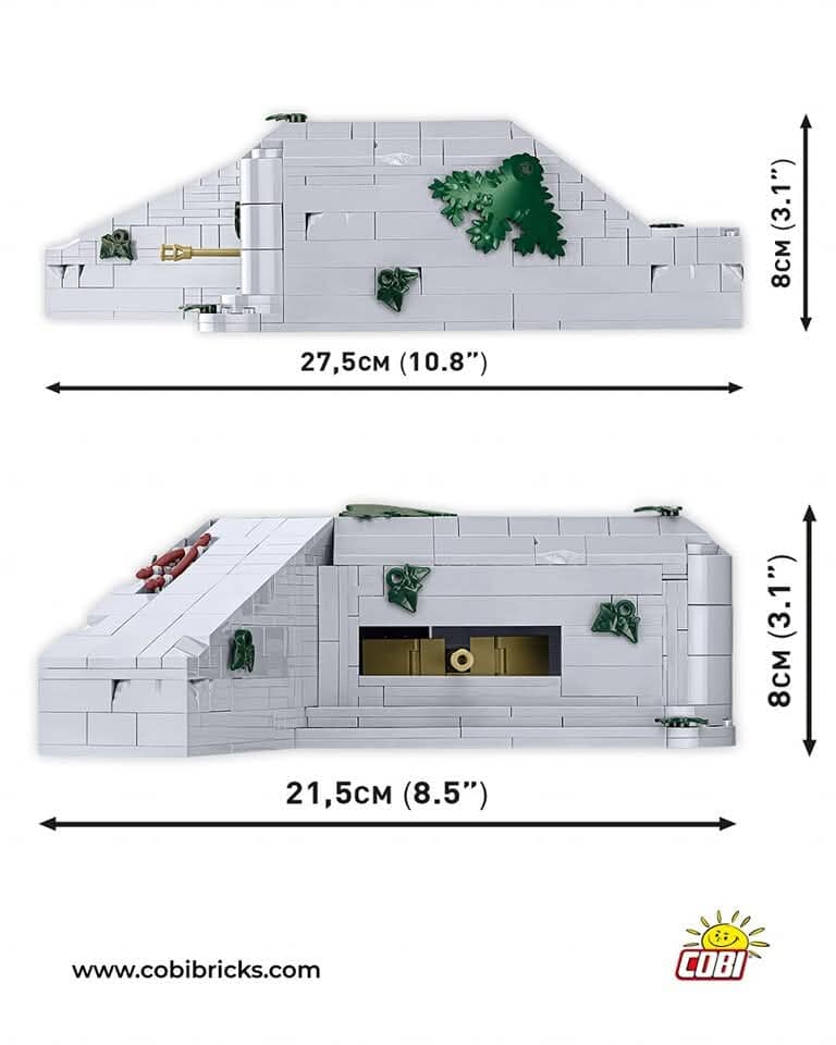 German bunker - Regelbau 667 - COBI 3136 - 642 bricks - Image 5