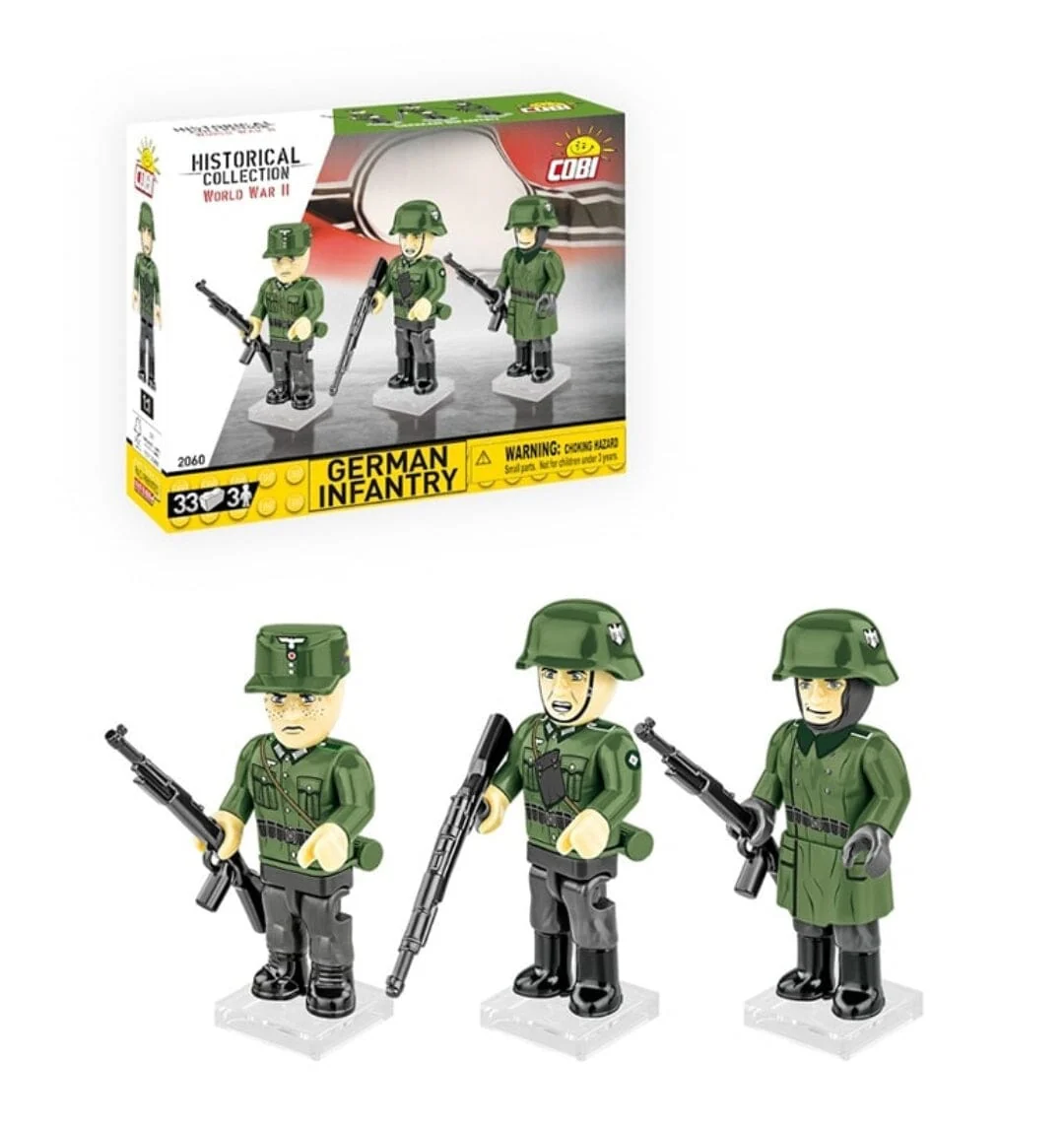 German Infantry figures - COBI 2060 - 33 bricks