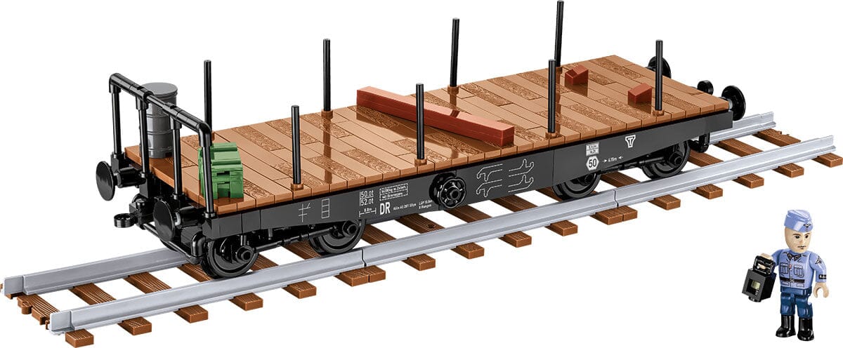 German Railway Schwerer Platformwagen TYP SSY brick model - COBI 6284 - 424 bricks - Image 4