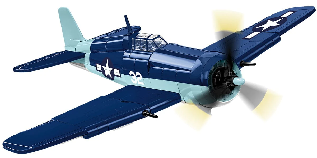 Grumman F6F Hellcat brick plane model - COBI 5883- 235 bricks - Image 5
