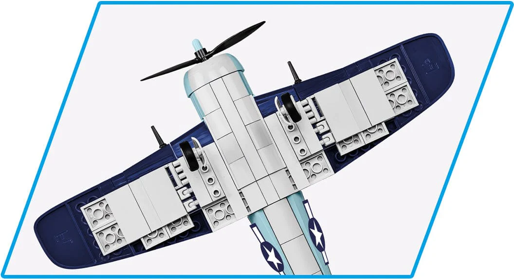 Grumman F6F Hellcat brick plane model - COBI 5883- 235 bricks - Image 7