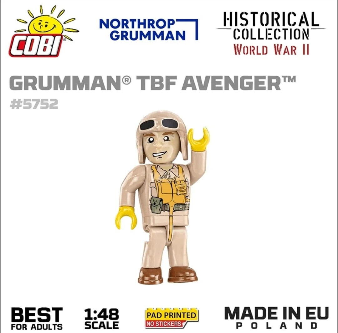 Grumman TBF Avenger brick plane model - COBI 5752- 392 bricks - Image 6