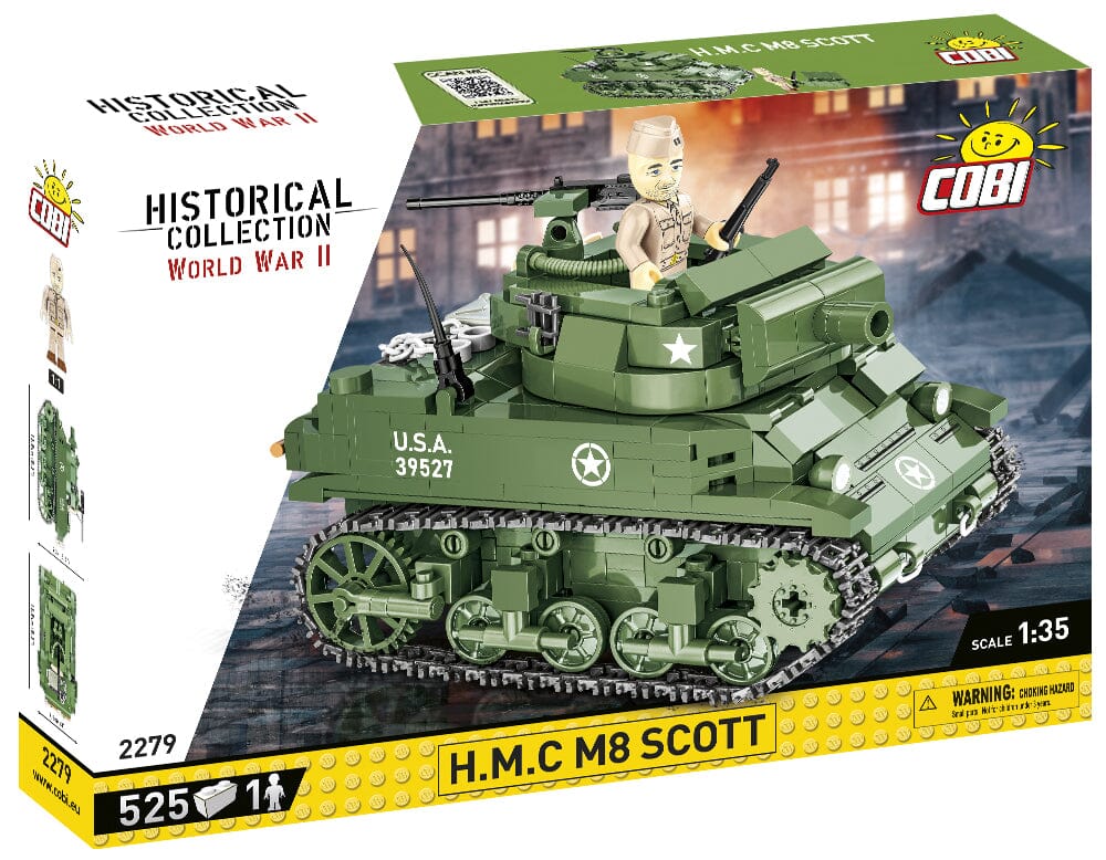 H.M.C M8 Scott brick tank model - COBI 2279 - 525 bricks - Image 2
