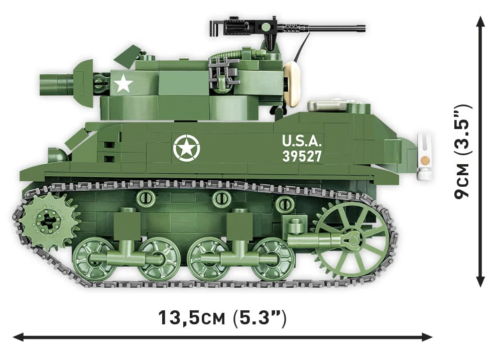H.M.C M8 Scott brick tank model - COBI 2279 - 525 bricks - Image 5