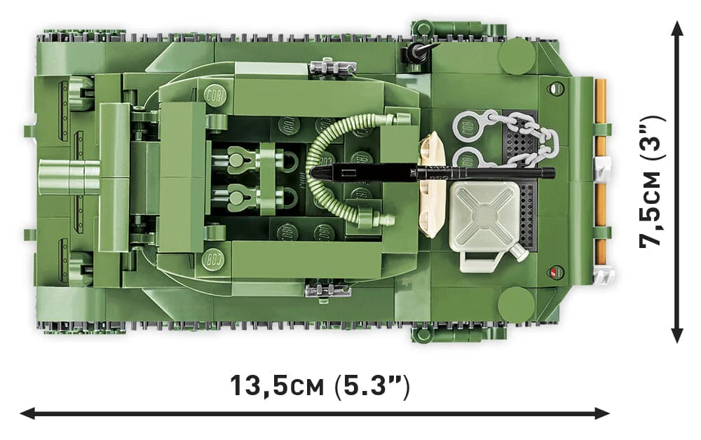 H.M.C M8 Scott brick tank model - COBI 2279 - 525 bricks - Image 6