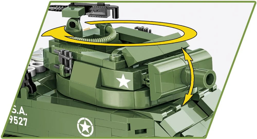 H.M.C M8 Scott brick tank model - COBI 2279 - 525 bricks - Image 9