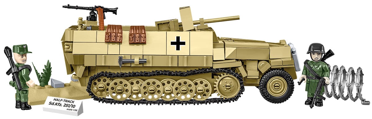 Half-track Sd. Kfz. 251/10 - COBI 3130 - 500 bricks - Image 3