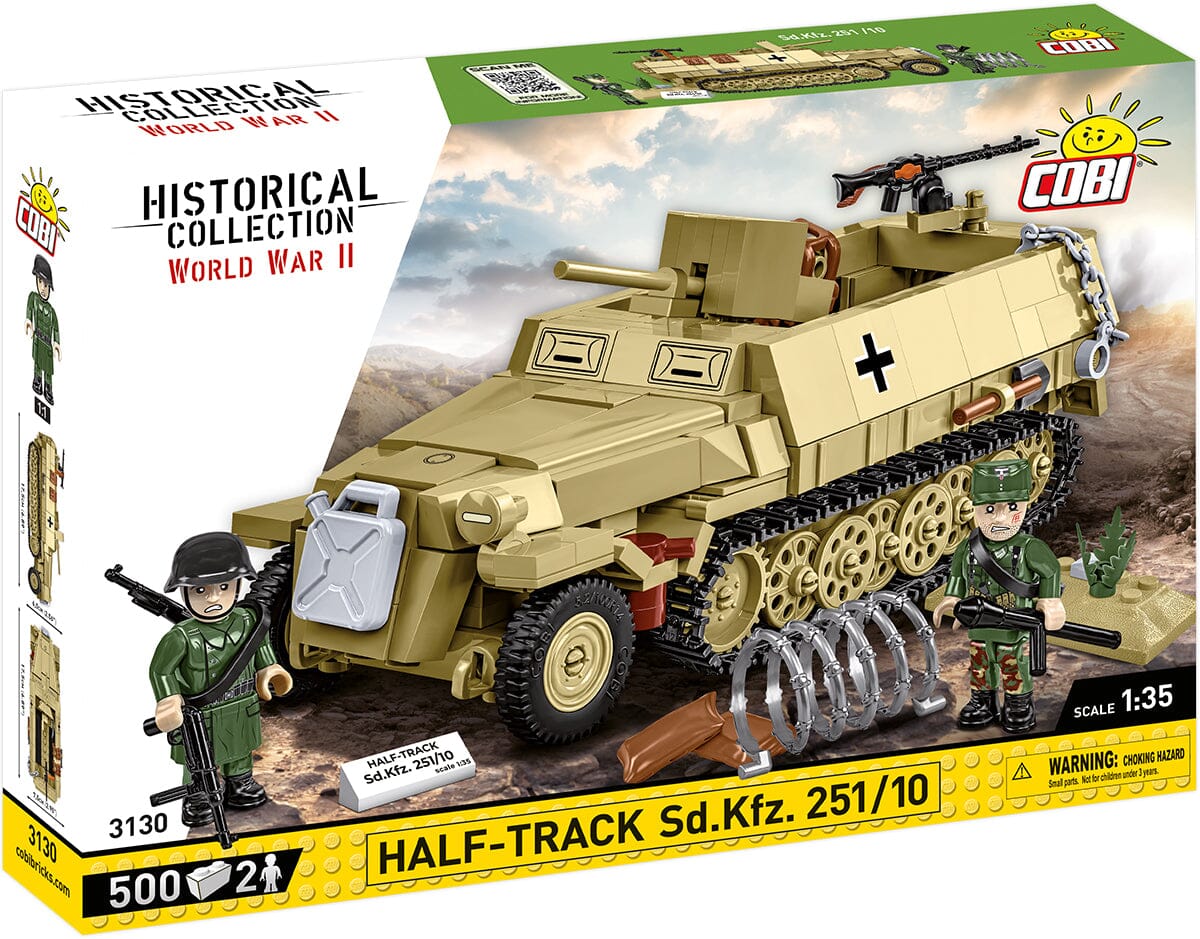 Half-track Sd. Kfz. 251/10 - COBI 3130 - 500 bricks - Image 4