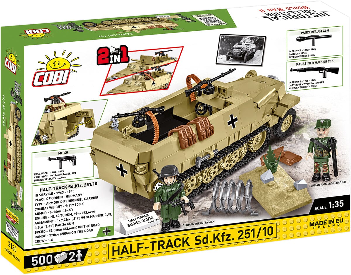 Half-track Sd. Kfz. 251/10 - COBI 3130 - 500 bricks - Image 5