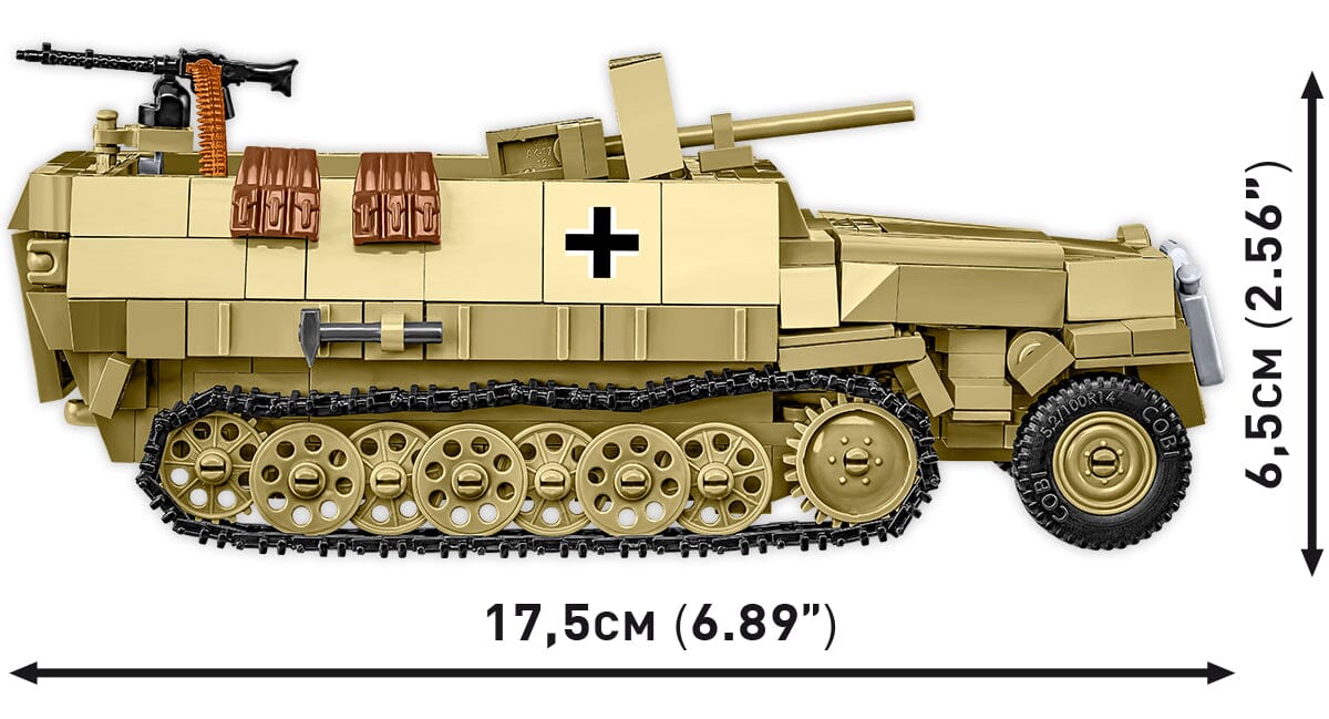 Half-track Sd. Kfz. 251/10 - COBI 3130 - 500 bricks - Image 6