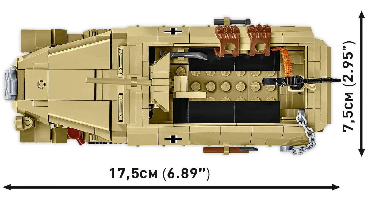 Half-track Sd. Kfz. 251/10 - COBI 3130 - 500 bricks - Image 7