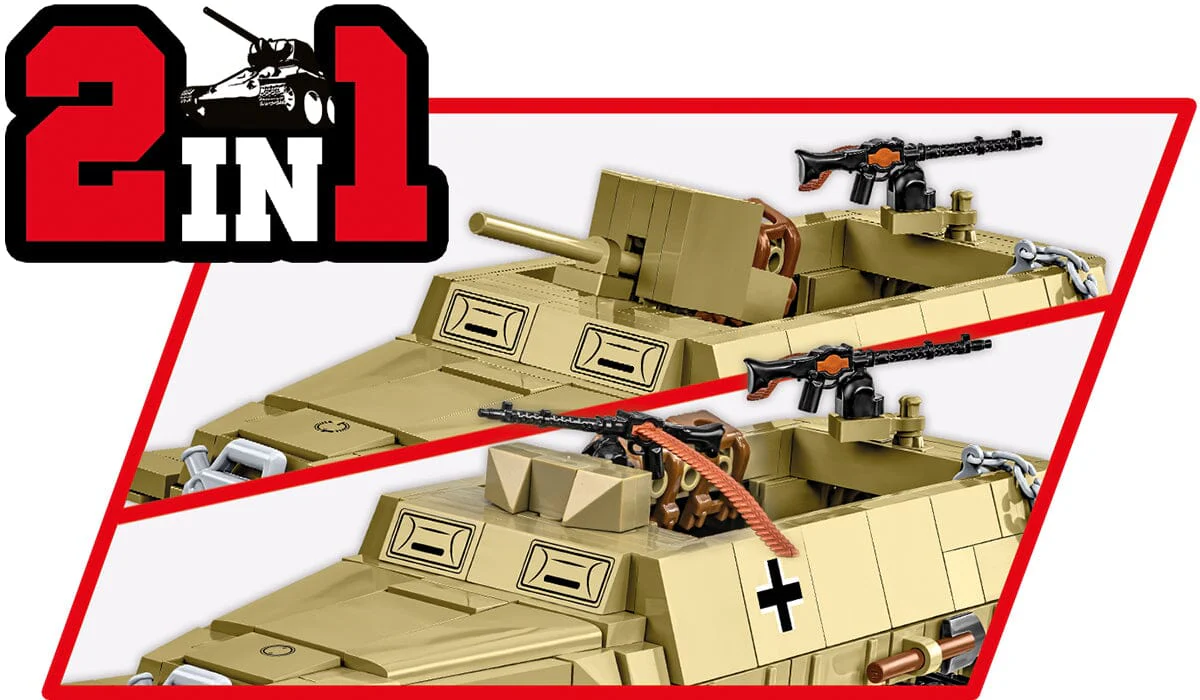 Half-track Sd. Kfz. 251/10 - COBI 3130 - 500 bricks - Image 9