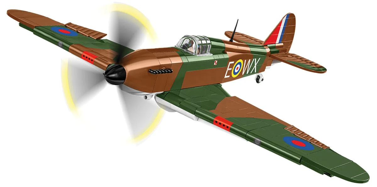 Hawker Hurricane No.302 Sgn. RAF plane brick model - COBI 5762 - 375 bricks - Image 2