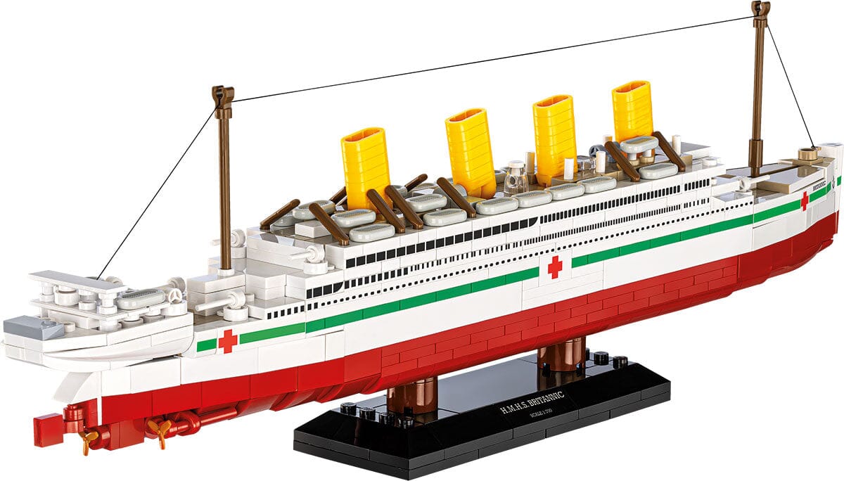 HMHS Britannic brick model ship - COBI 1681 - 636 bricks - Image 2