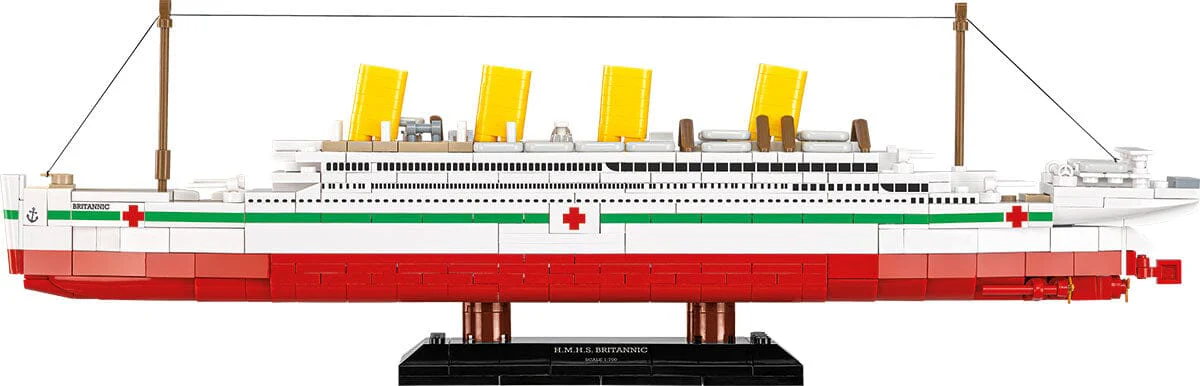 HMHS Britannic brick model ship - COBI 1681 - 636 bricks - Image 3