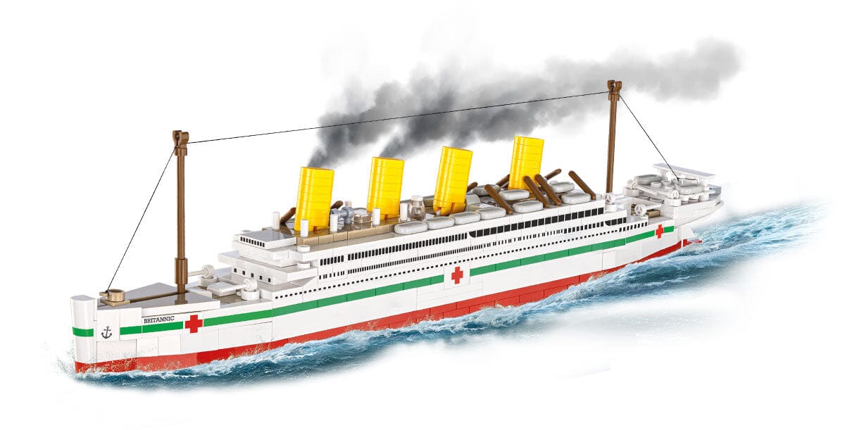 HMHS Britannic brick model ship - COBI 1681 - 636 bricks - Image 4