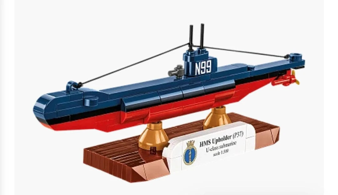 HMS Upholder submarine brick model - COBI 4862 - 138 bricks - Image 2
