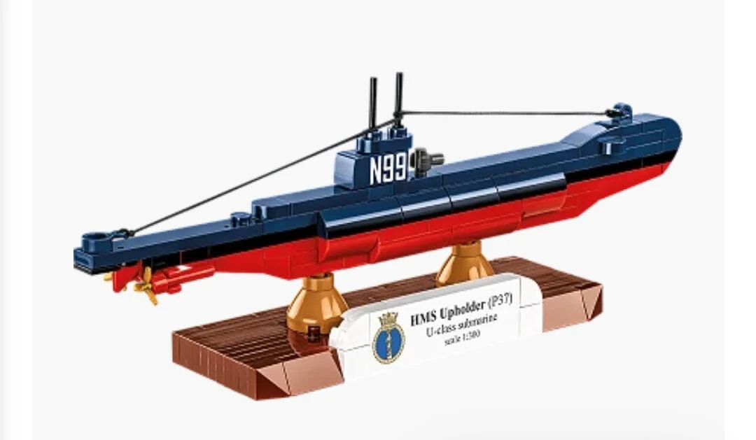 HMS Upholder submarine brick model - COBI 4862 - 138 bricks - Image 3