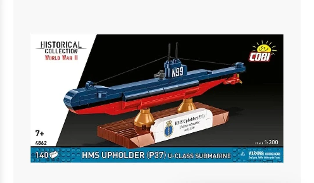 HMS Upholder submarine brick model - COBI 4862 - 138 bricks - Image 4