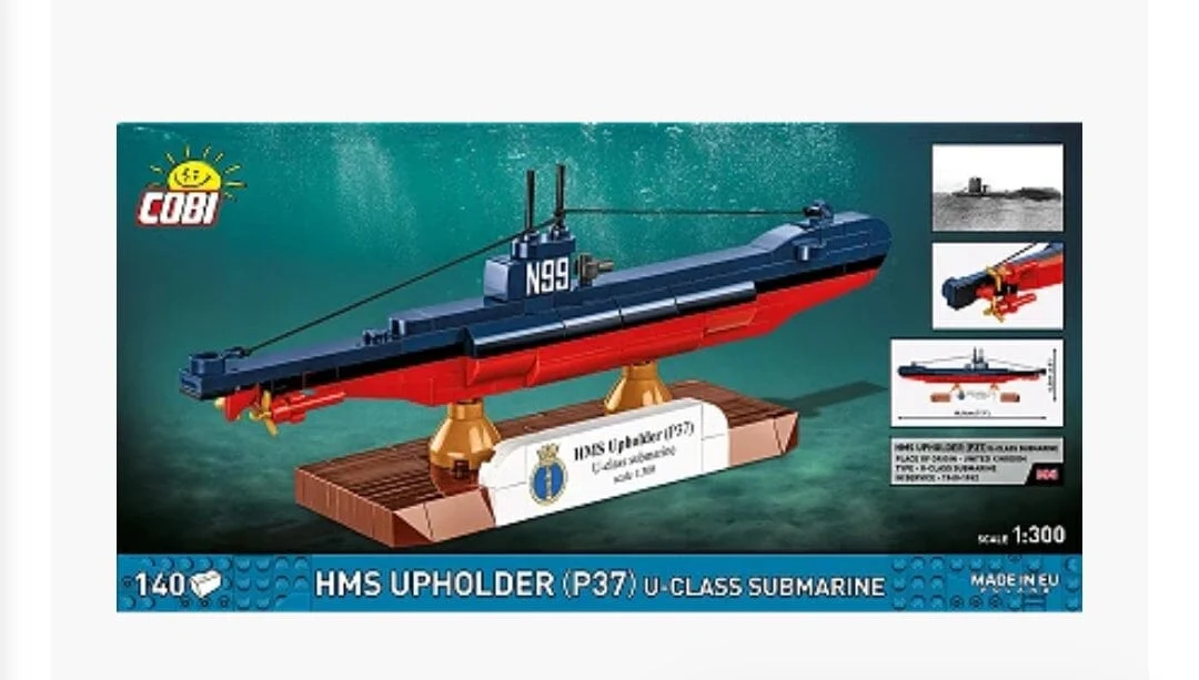 HMS Upholder submarine brick model - COBI 4862 - 138 bricks - Image 5