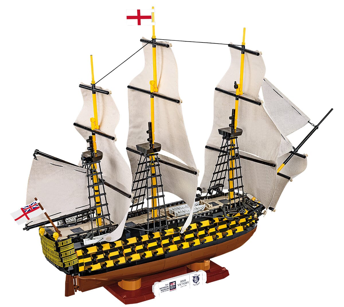HMS Victory brick warship model - COBI 20096 - 2380 bricks - Image 3