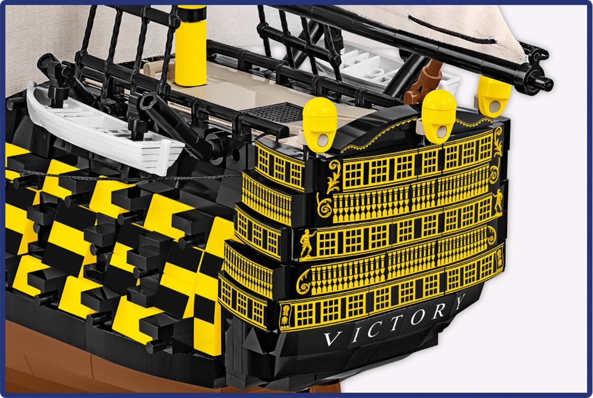 HMS Victory brick warship model - COBI 20096 - 2380 bricks - Image 5