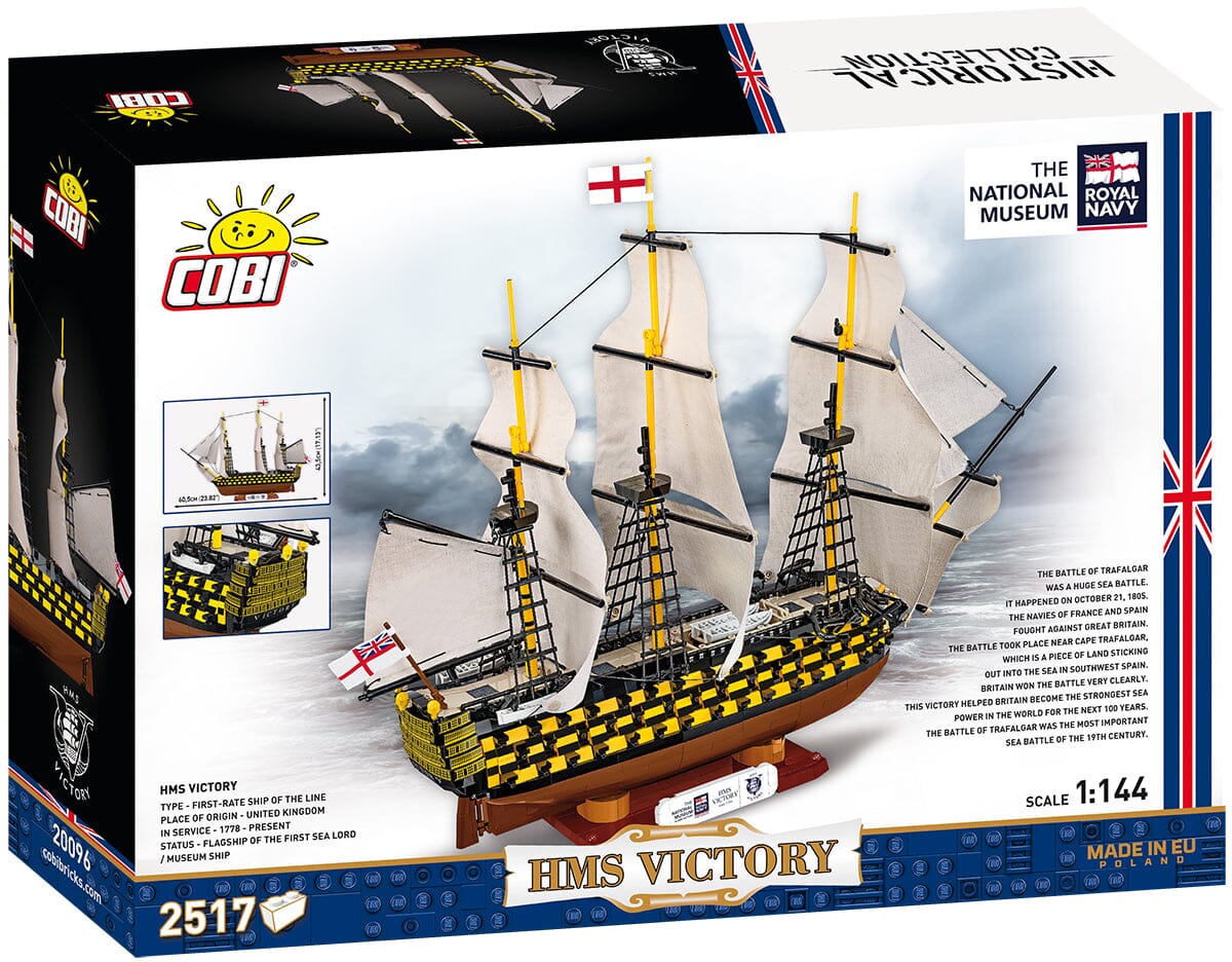 HMS Victory brick warship model - COBI 20096 - 2380 bricks - Image 8