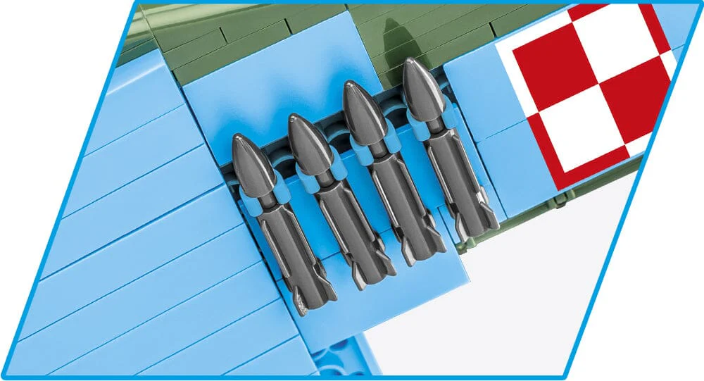 Ilyushin II 02 Sturmovik MWP 623 brick plane model - COBI 5744- 636 bricks - Image 8