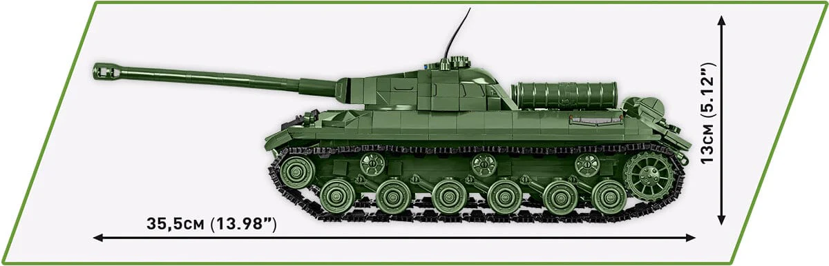 IS-3 Soviet brick tank model - COBI-2590 - 1170 bricks - 1:28 scale - Image 2