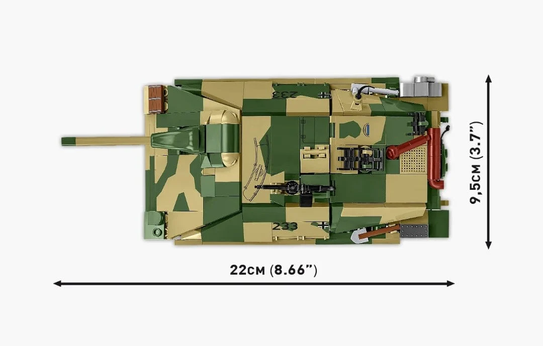 Jagdpanzer 38(t) "Brave" brick tank model - COBI 2670 - 731 bricks - Image 7