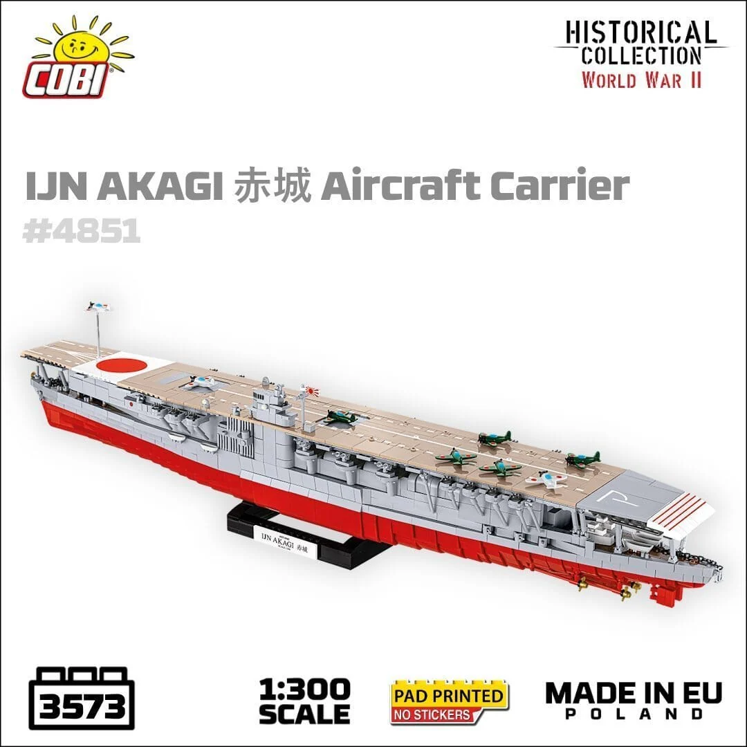 Japanese Akagi - COBI 4851 - 3573 brick aircraft carrier - Image 5