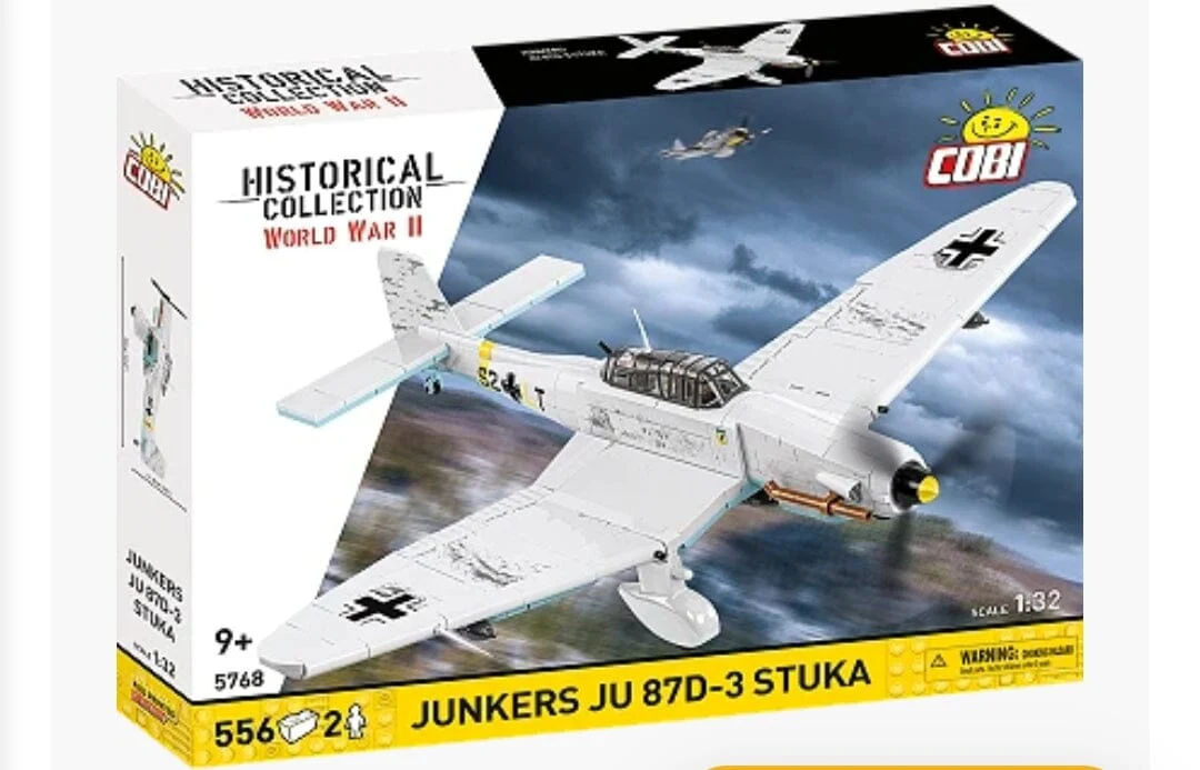 Junkers Ju 87D-3 Stuka brick plane model - COBI 5768 - 556 bricks - Image 2