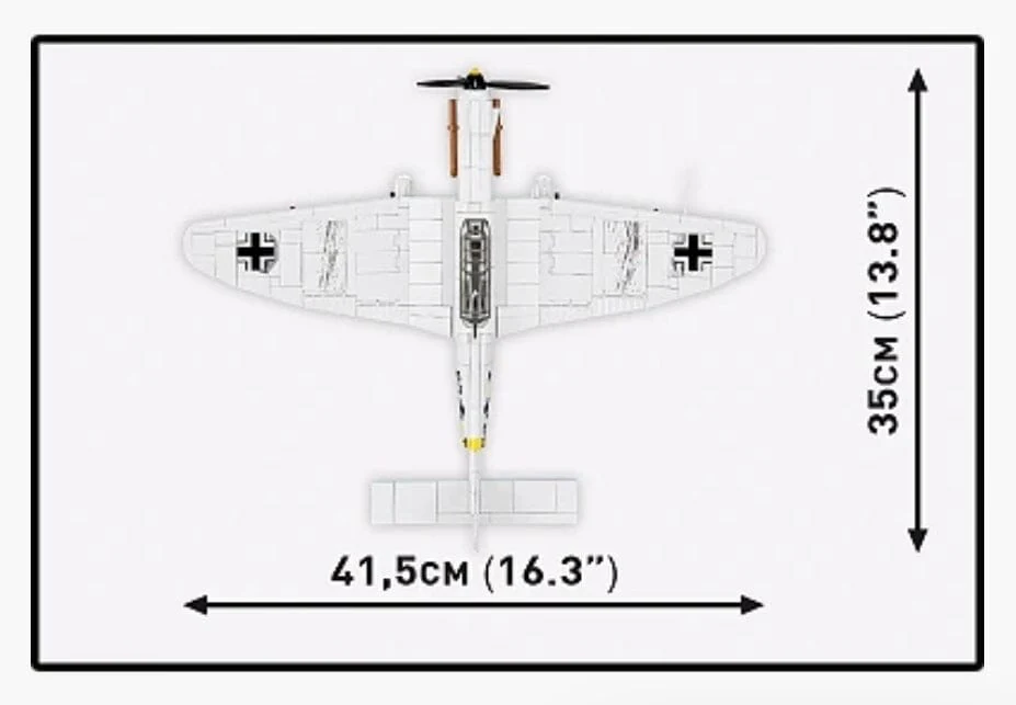 Junkers Ju 87D-3 Stuka brick plane model - COBI 5768 - 556 bricks - Image 5