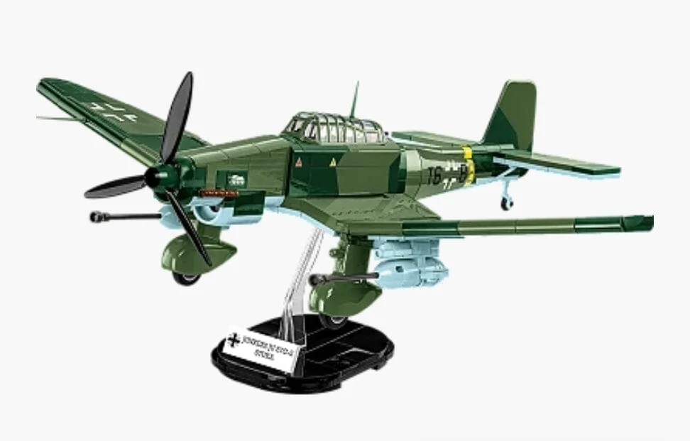 Junkers Ju 87G-2 Stuka brick plane model - COBI 5767 - 565 bricks