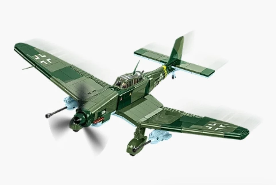 Junkers Ju 87G-2 Stuka brick plane model - COBI 5767 - 565 bricks - Image 11
