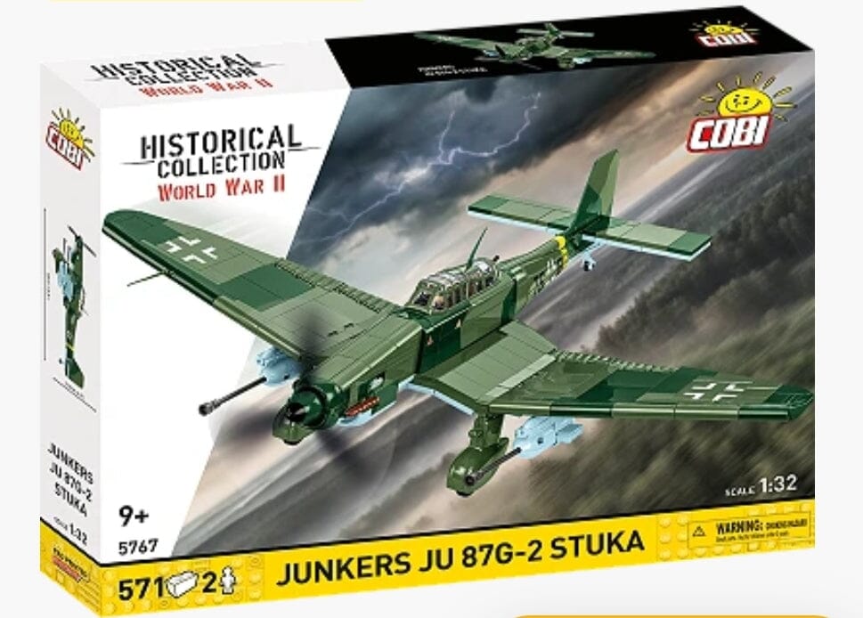 Junkers Ju 87G-2 Stuka brick plane model - COBI 5767 - 565 bricks - Image 2
