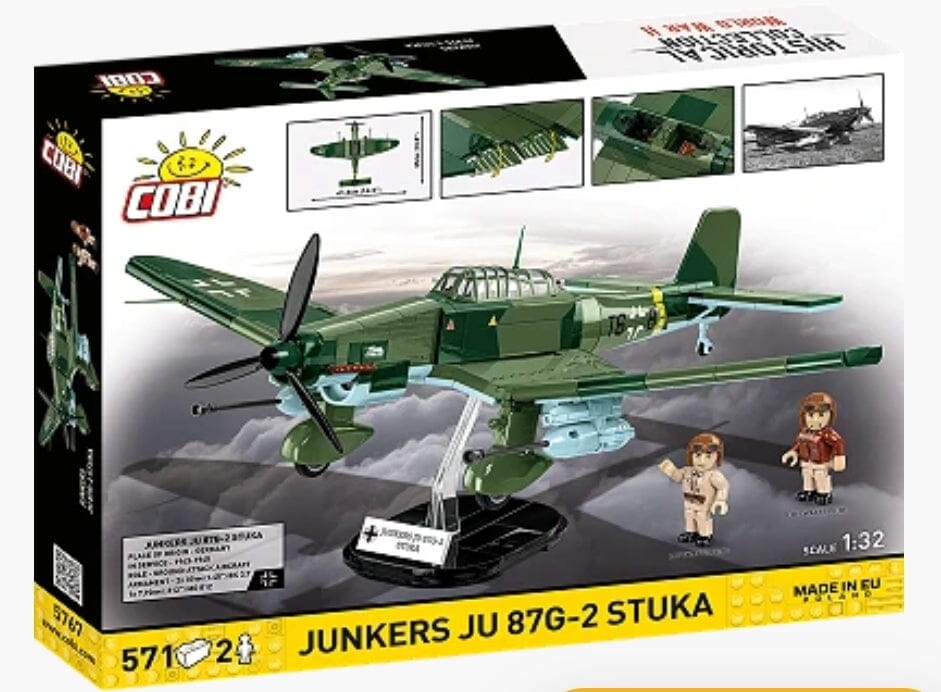 Junkers Ju 87G-2 Stuka brick plane model - COBI 5767 - 565 bricks - Image 3