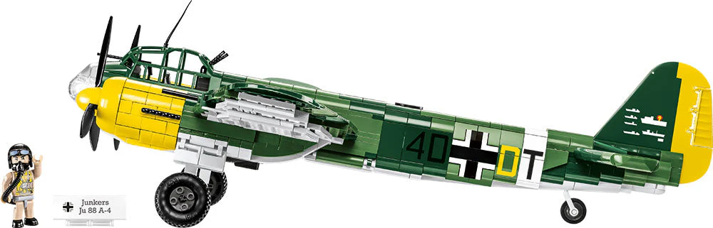 Junkers JU-88 plane brick model - COBI 5733 - 1160 bricks - Image 5