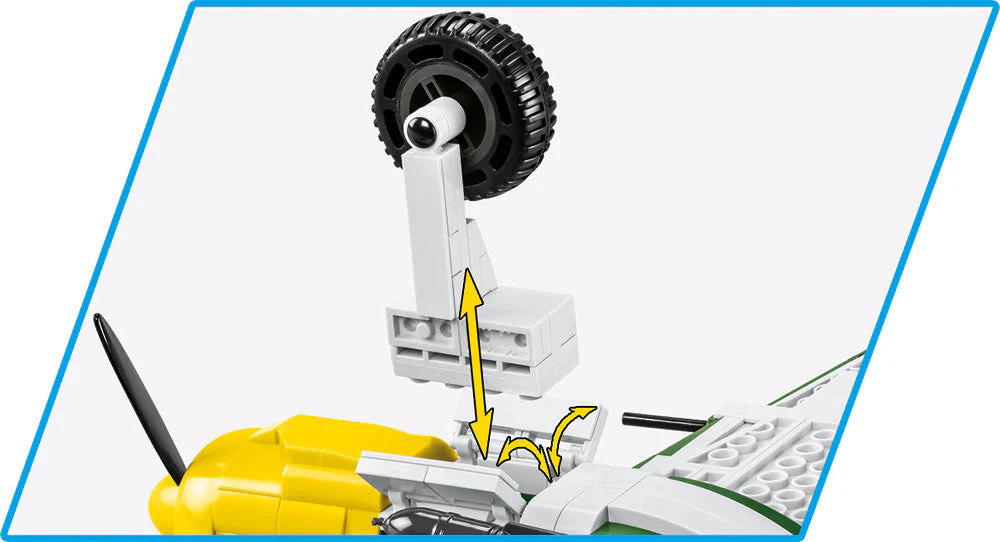 Junkers JU-88 plane brick model - COBI 5733 - 1160 bricks - Image 9