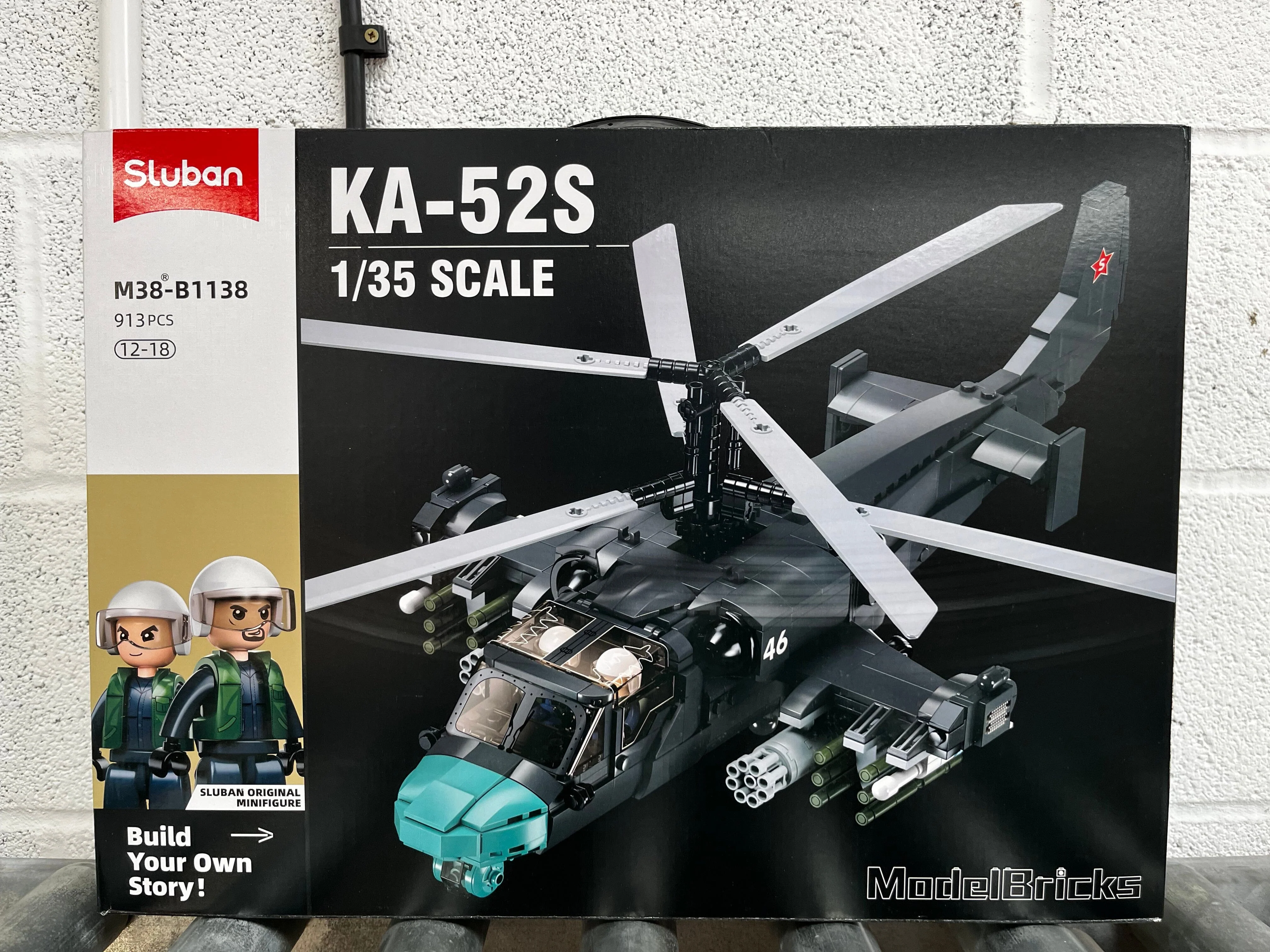 KA-52S brick model helicopter - Sluban M38-B1138 - 913 bricks - Image 6