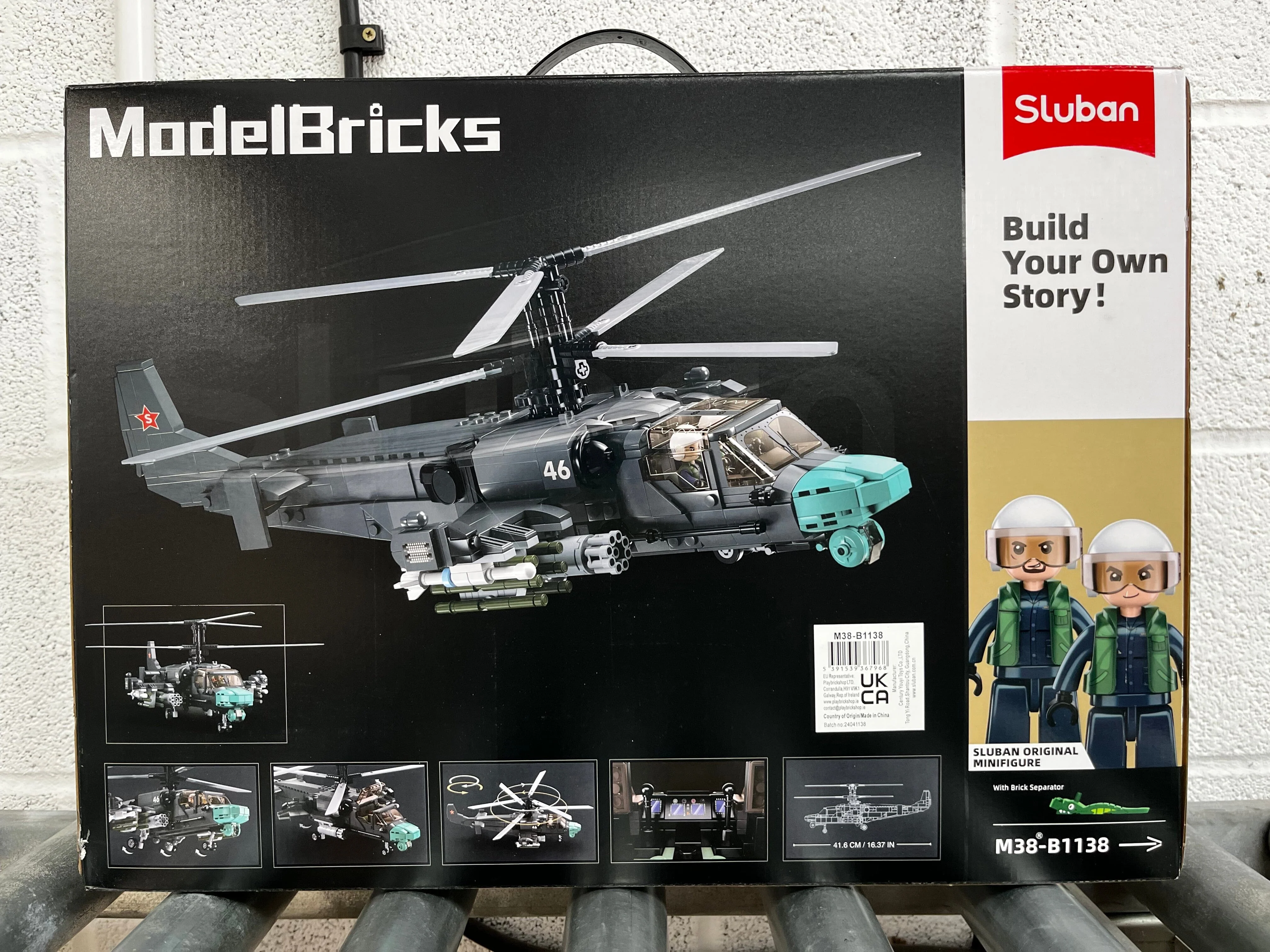 KA-52S brick model helicopter - Sluban M38-B1138 - 913 bricks - Image 7