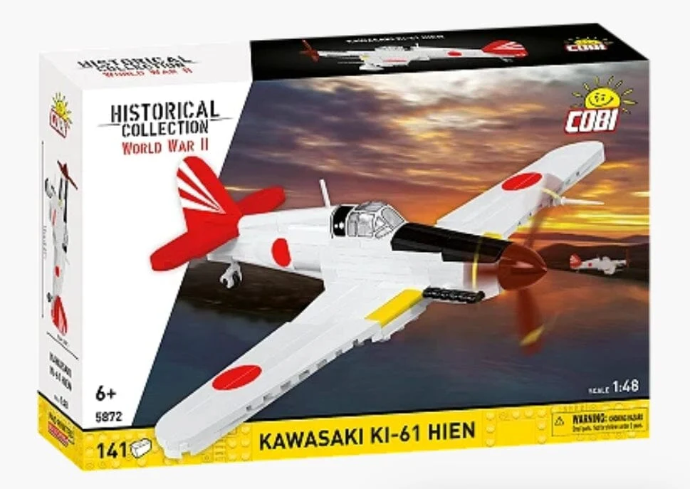 Kawasaki KI-61 - I Hien brick plane model - COBI 5872 - 141 bricks - Image 2