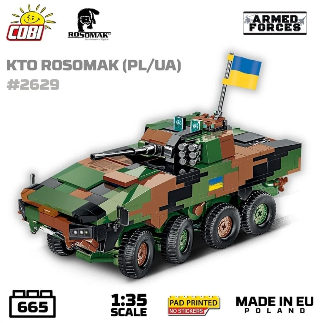 KTO Rosomak armoured car brick model - COBI 2629 - 665 bricks - Image 5
