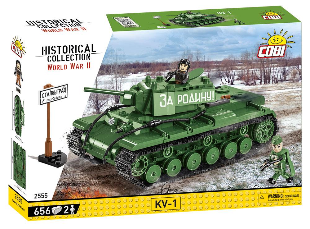 KV-1 brick tank model - COBI 2555 - 656 bricks - Image 3