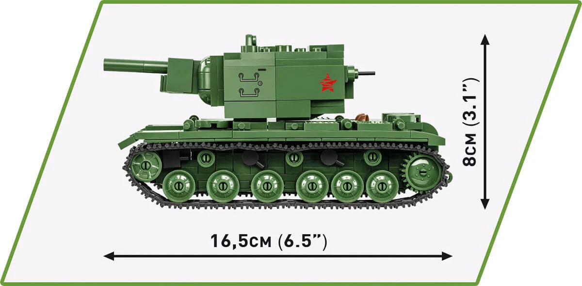 KV-2 Soviet brick tank model - COBI 2731 - 510 bricks - Image 7